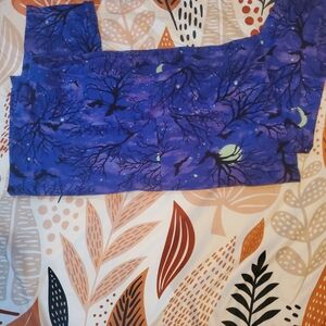 No Boundaries Purple and Black Night Sky Leggings